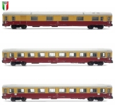 Pirata PI6193 - N - 3-tlg. Set Personenwagen TEE Lemano, FS, Ep. IV